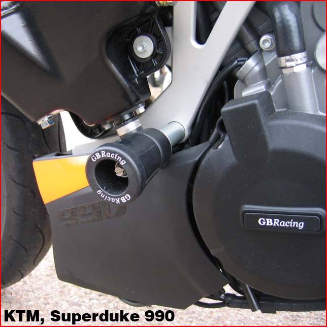 GB Racing Superduke Lower Slider Set for KTM Superduke 990 '05-14 GB Racing Superduke Lower Slider Set for KTM Superduke 990 '05-14